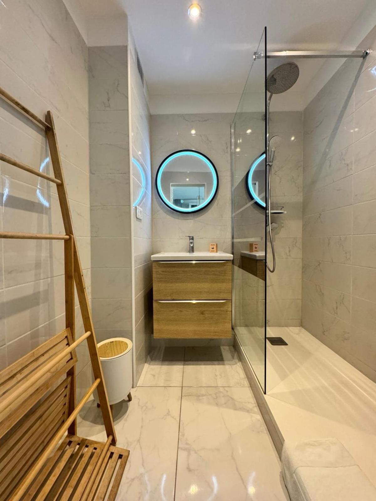 Villa D'Este - Apt 4 Prs - Clim - 300M Plage - Piscine-Parking En Option 胡安莱潘 外观 照片